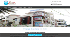Desktop Screenshot of mysoredentalcare.com